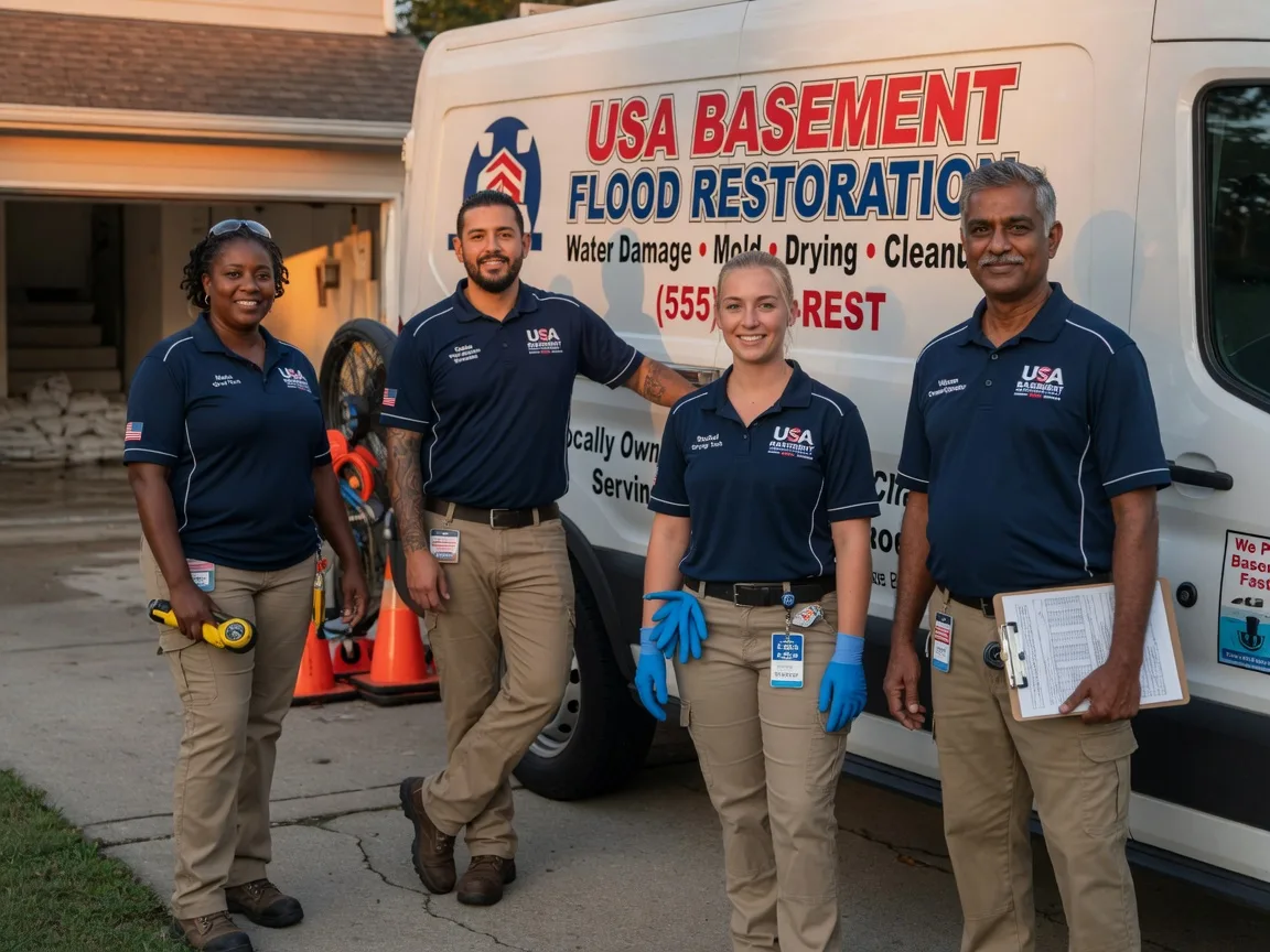 Basement Flood Cleanup company in Cambria, IL